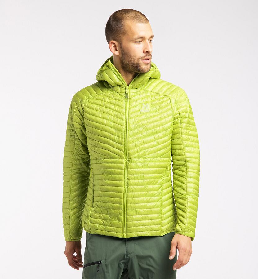 Haglöfs Mens L.I.M Mimic Down Jacket Light Green New Zealand 71462KHXW